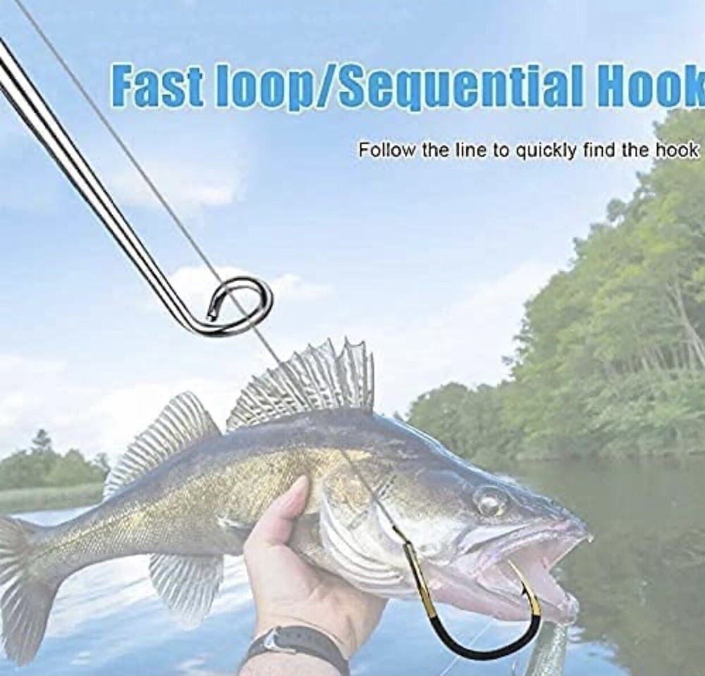 2PCS Fishing Hook Quick Removal Device Security Extractor Fish Hook Disconnect