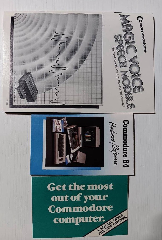 Commodore 64 Magic Voice Speech Module New/ Open Box As Is Untested