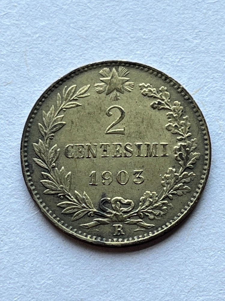1903 ITALY 2 CENTESIMI