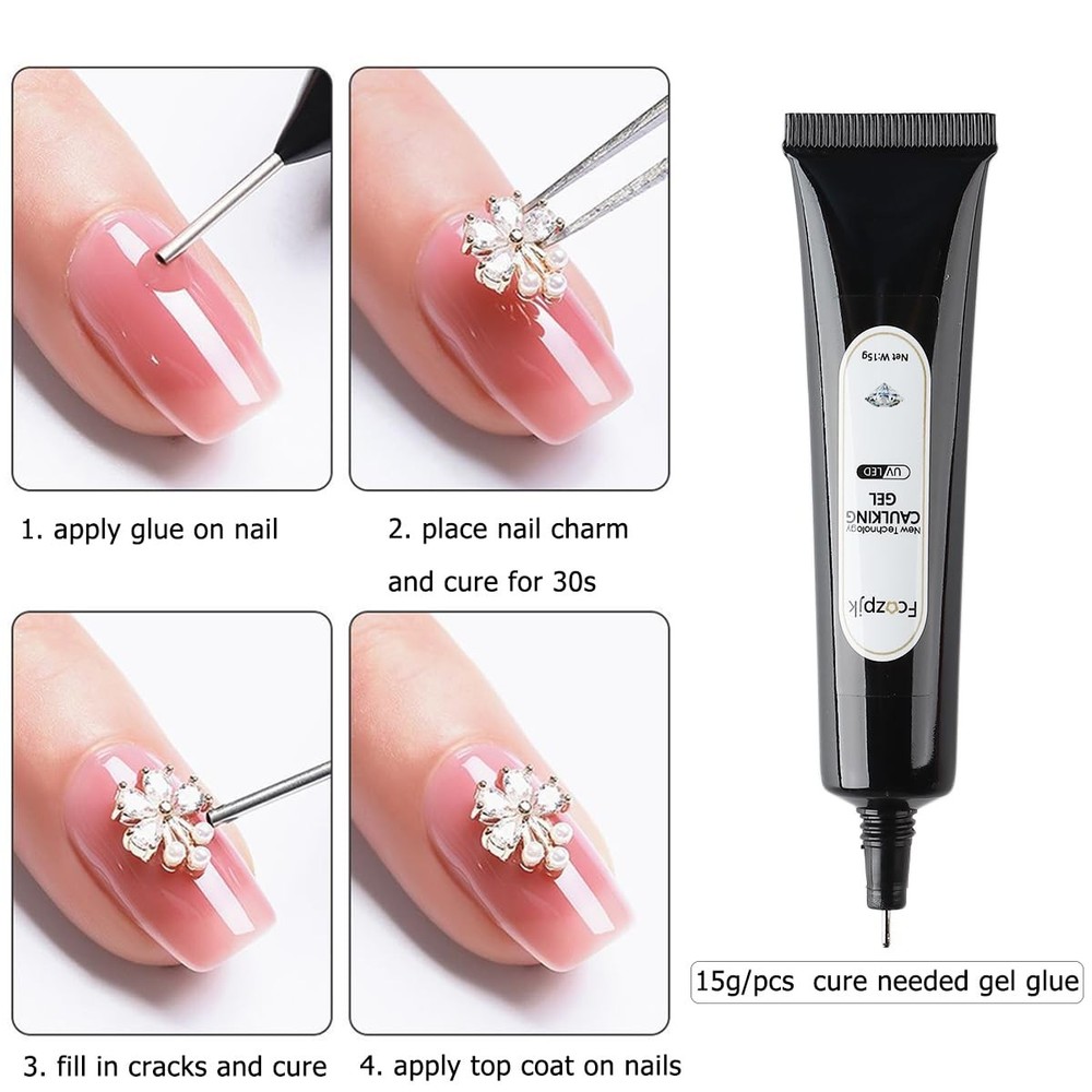 Nail Art Rhinestone Glue Gel