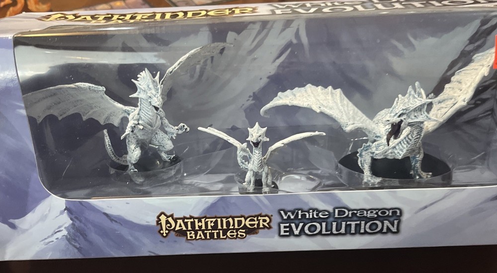 Pathfinder Battles White Dragon Evolution Boxed Set