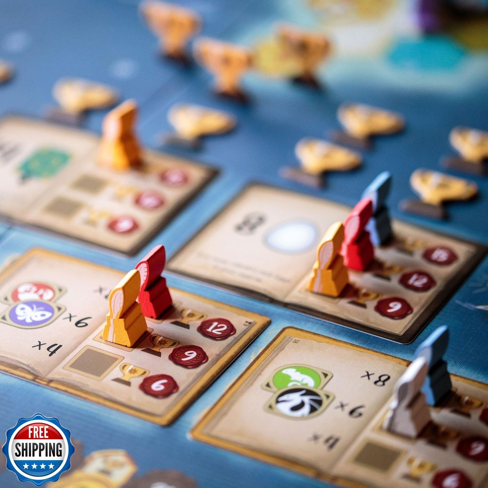 Wondrous Creatures Board Game – Worker-Placement and Tableau Buil