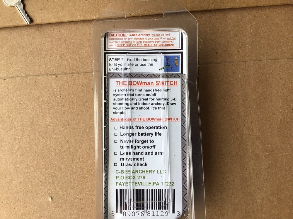 the bowman switch, automatic light system, Archery, Bow Hunting