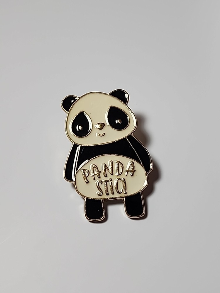 Panda Stic! Panda Bear Lapel Pin
