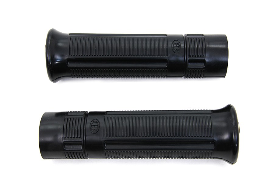 Black Beck Plastic Grip Set fits Harley Davidson