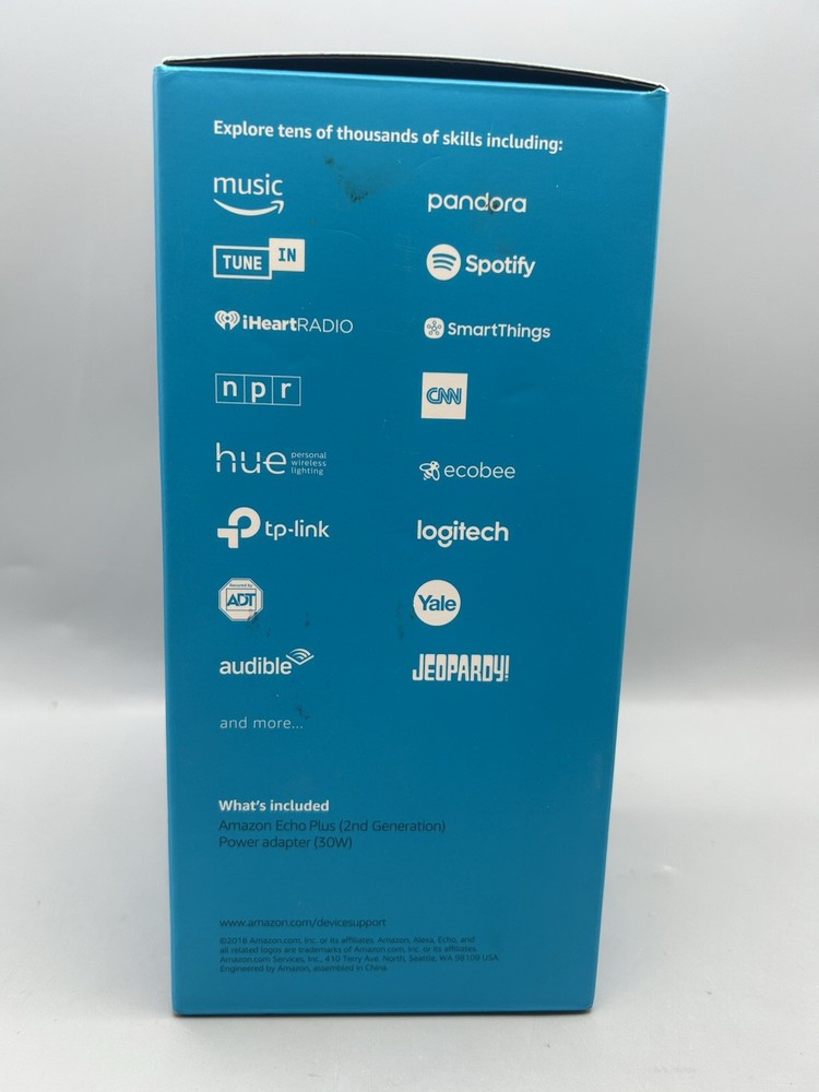 Amazon Echo Plus (2nd Gen) Smart Speaker - Sealed