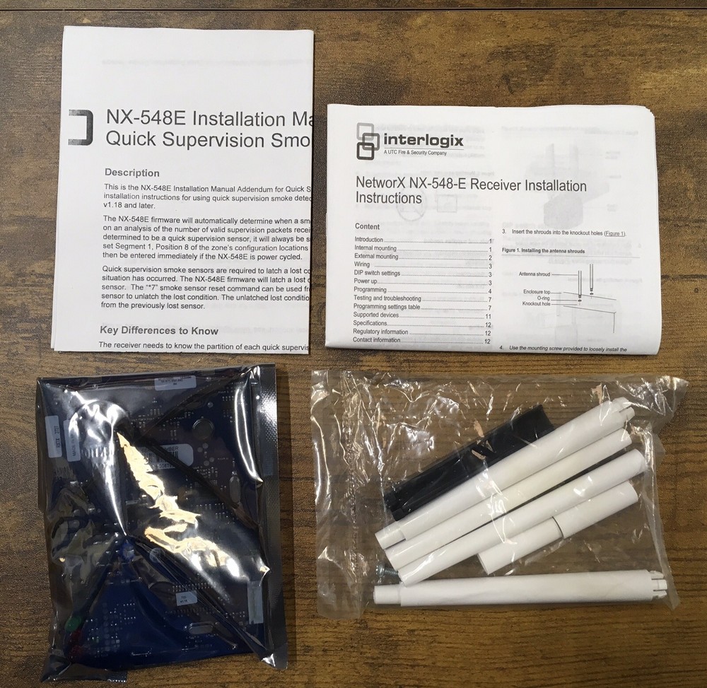 GE Interlogix NetworX NX-548E Wireless Receiver