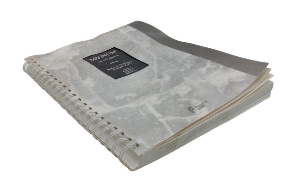 Finnigan MAT Magnum GC/MS System Software Reference Manual