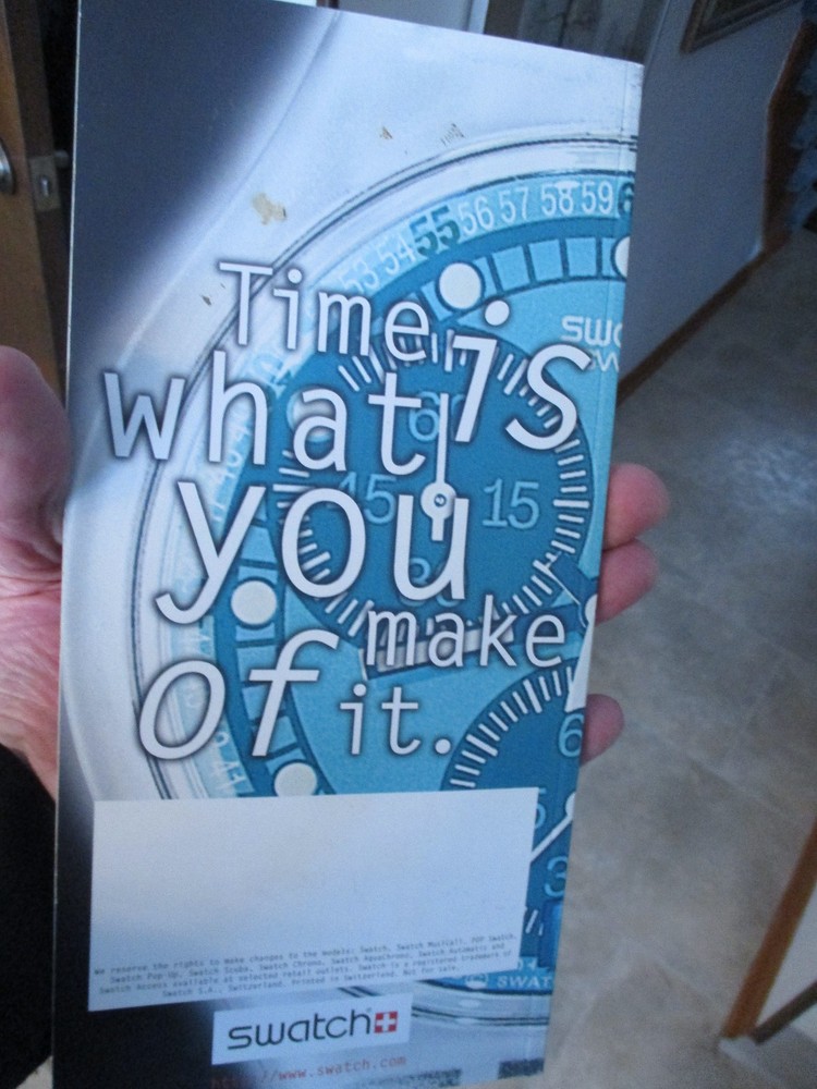 Swatch Watch Catalog 1994 1995 Fall Winter Brochure nice