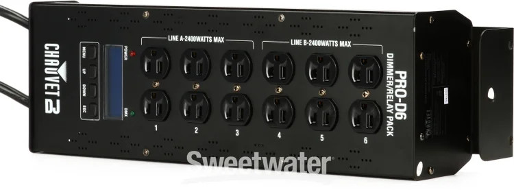 Chauvet DJ Pro-D6 6-Ch DMX Dimmer/Switch Pack