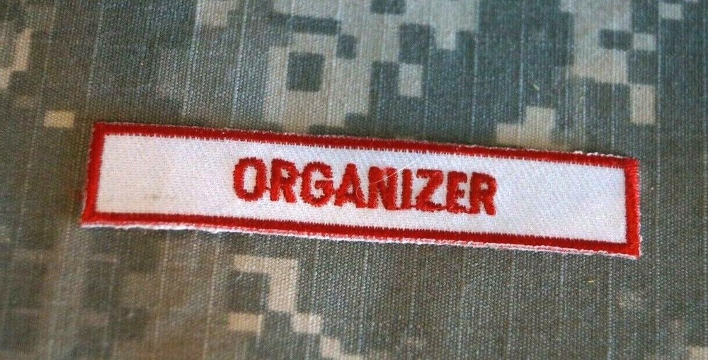 Organizer Miscellaneous Jacket Patch Color Good Condition Sew-on