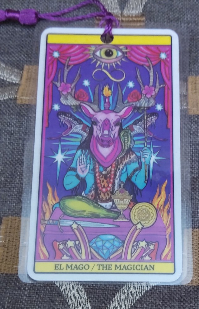 Spanish tarot cards-El Dios De Los Tres
