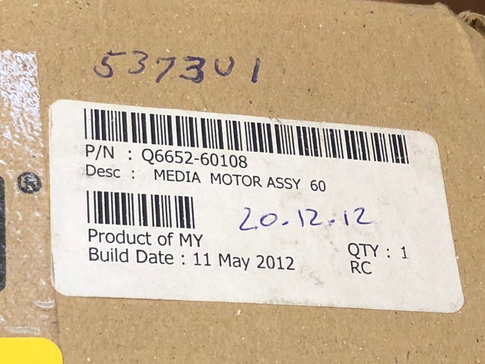 HP Designjet Q6652-60108 Media-axis motor for 60 inch plotter