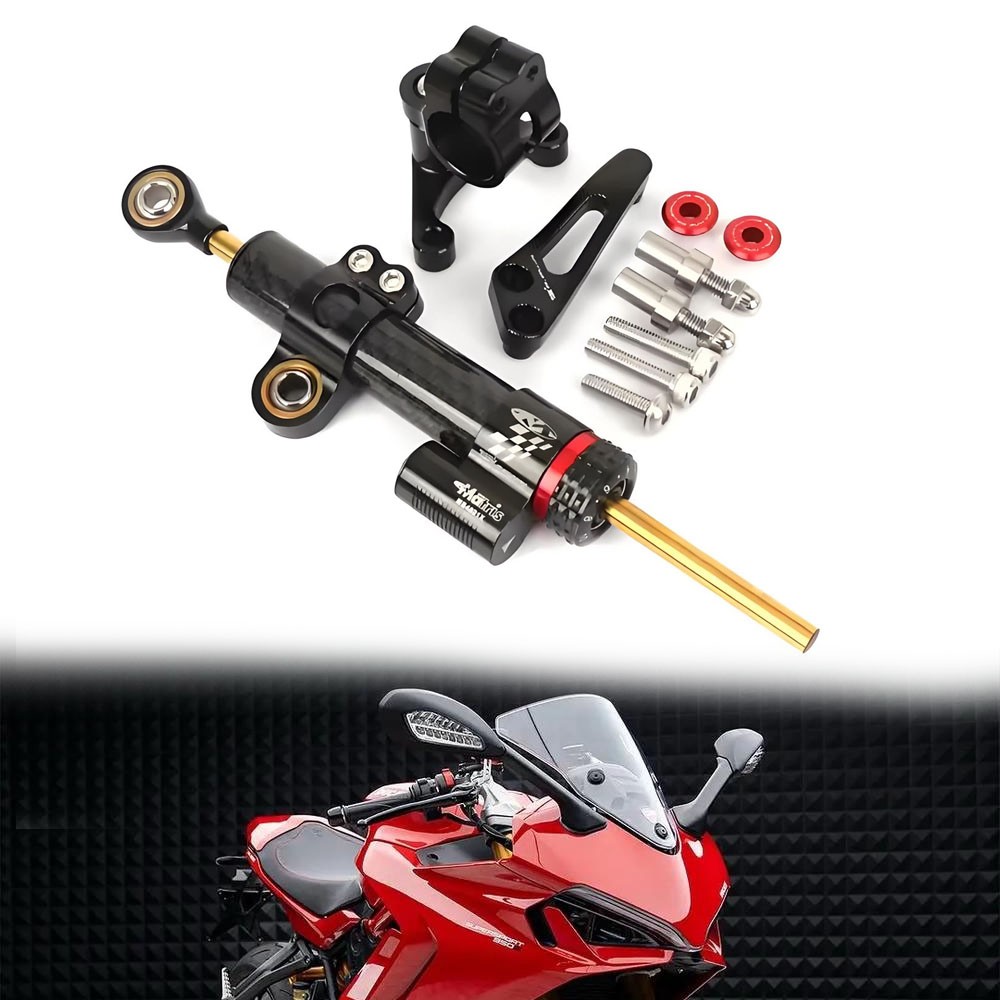 Stabilizer Steering Damper Bracket Mount Kit For Ducati SuperSport 939 950 2018+