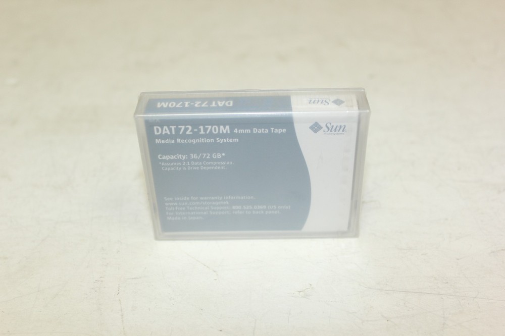 SUN MICROSYSTEMS DAT 72-170M 4MM DATA TYPE MEDIA RECOGNITION SYSTEM LOT OF 10