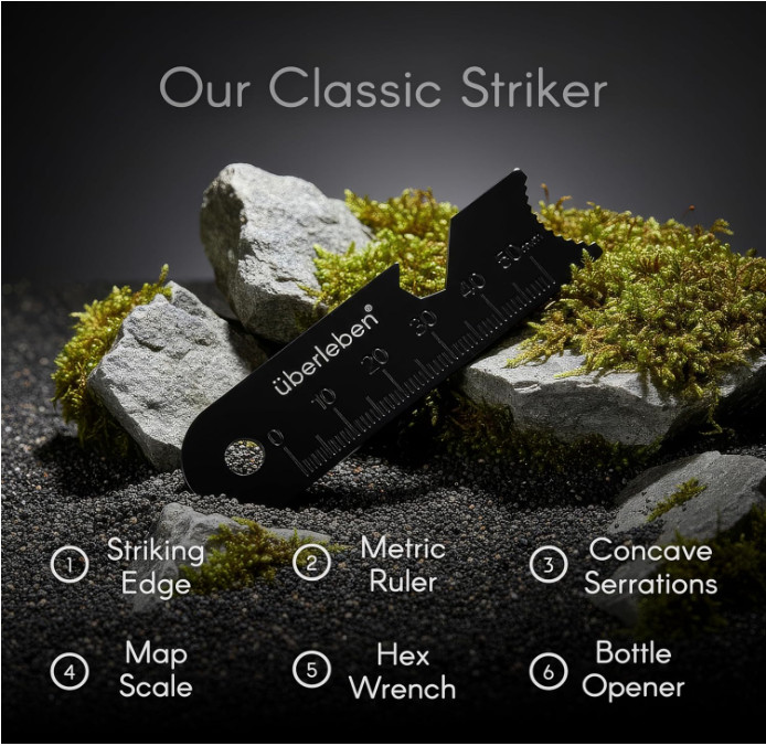 Encendedor pedernal camping 20,000 chispas impermeable