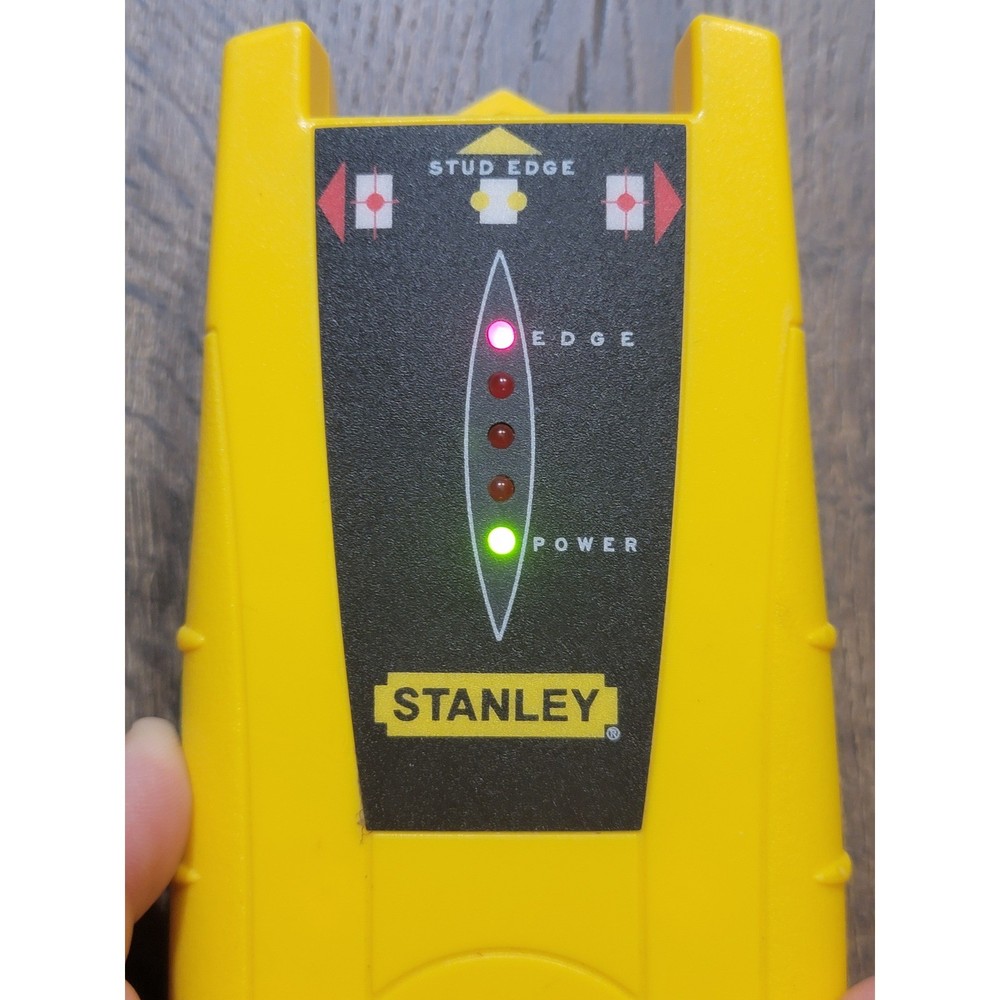 Stanley Yellow Stud Edge Finder Wall Scanner Detector Tool Tested Works