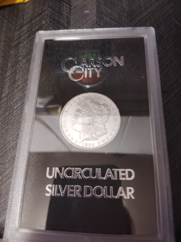 CARSON CITY UNCIRCULATED SILVER DOLLAR 1884