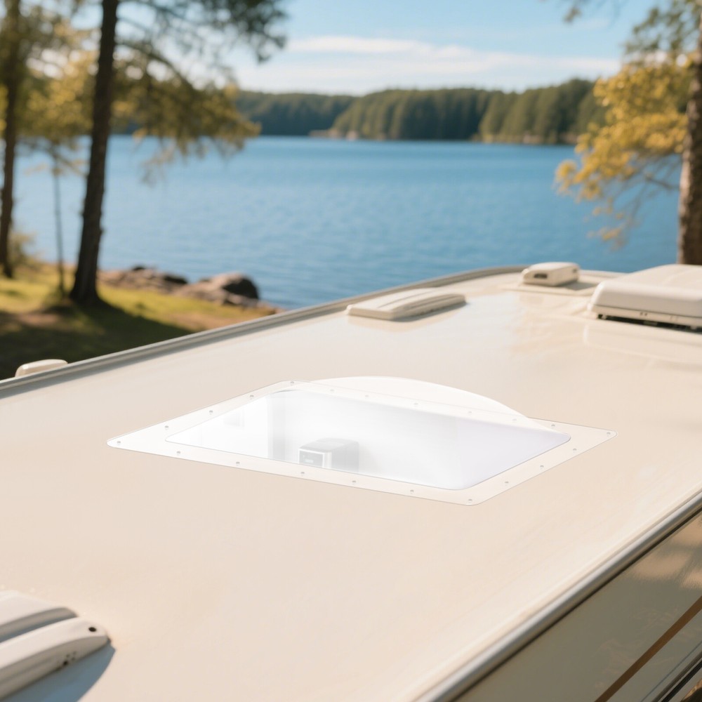 RV Skylight Dome Skylight Screw Installating Outer Camper Skylight 18*26 Inch