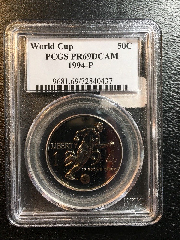 1994 P WORLD CUP COMMEMORATIVE HALF DOLLAR PCGS PR-69 DCAM - PROOF - CERTIFIED
