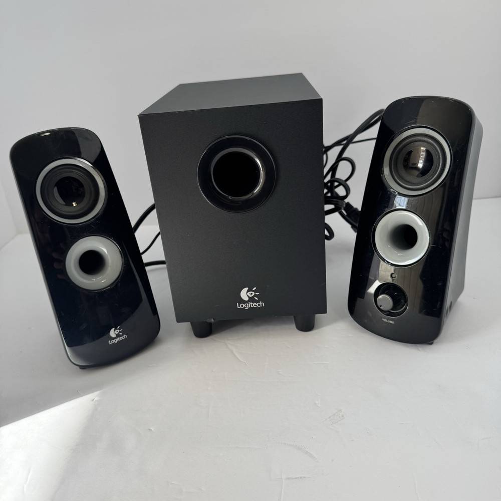 Logitech Z323 2.1 Speaker System with Subwoofer - Tested & Working