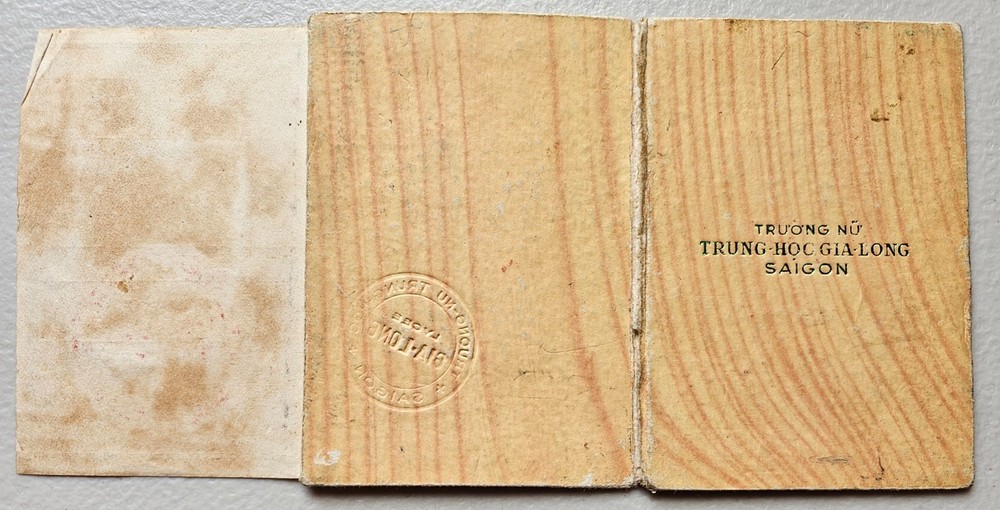 South Vietnam School ID Card, 1966