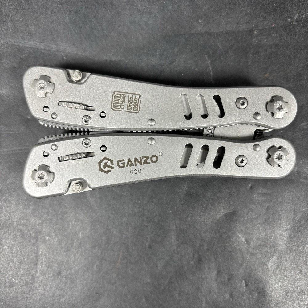 Vintage Ganzo G301 Multi Tool Plier Kit With Sheath & Box