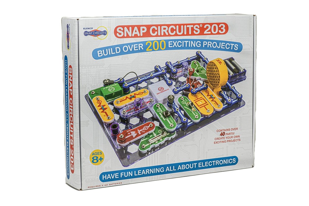 Snap Circuits 203 Electronics Exploration Kit | Over 200 Plus, Multi-color