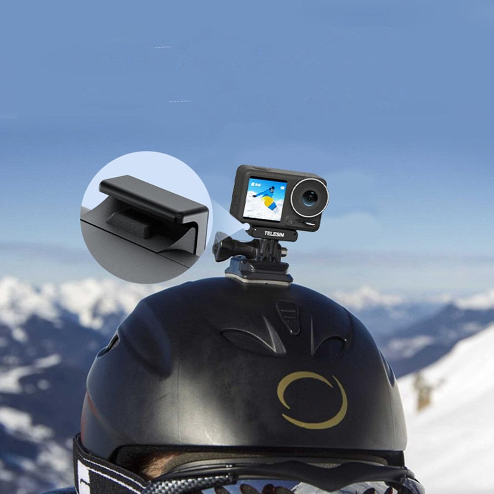 Magnetic Two-claw Camera Selfie Sticks Mount Adapter For DJI OSMO Action 3