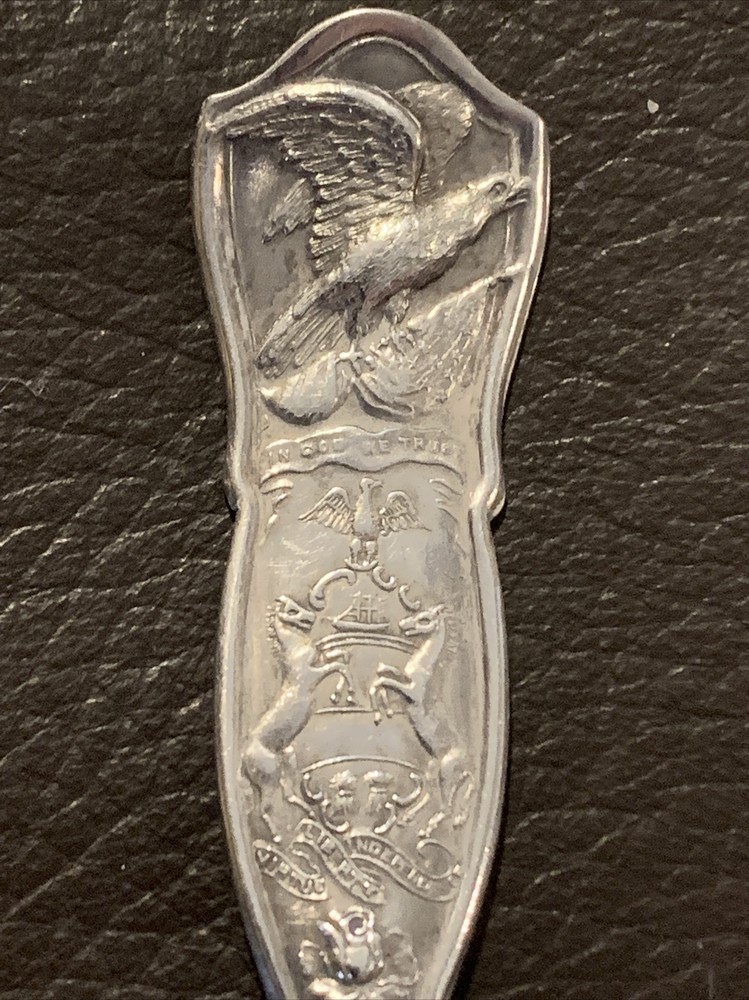 6" Pennsylvania silver plate Collector Spoon, eagle