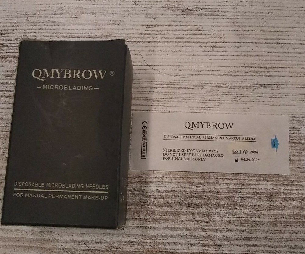 Disposable Microblading Needles For Manual Permanent Make-Up Qmybrow 98ct