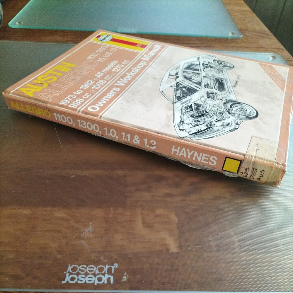 Haynes workshop manual for Austin Allegro