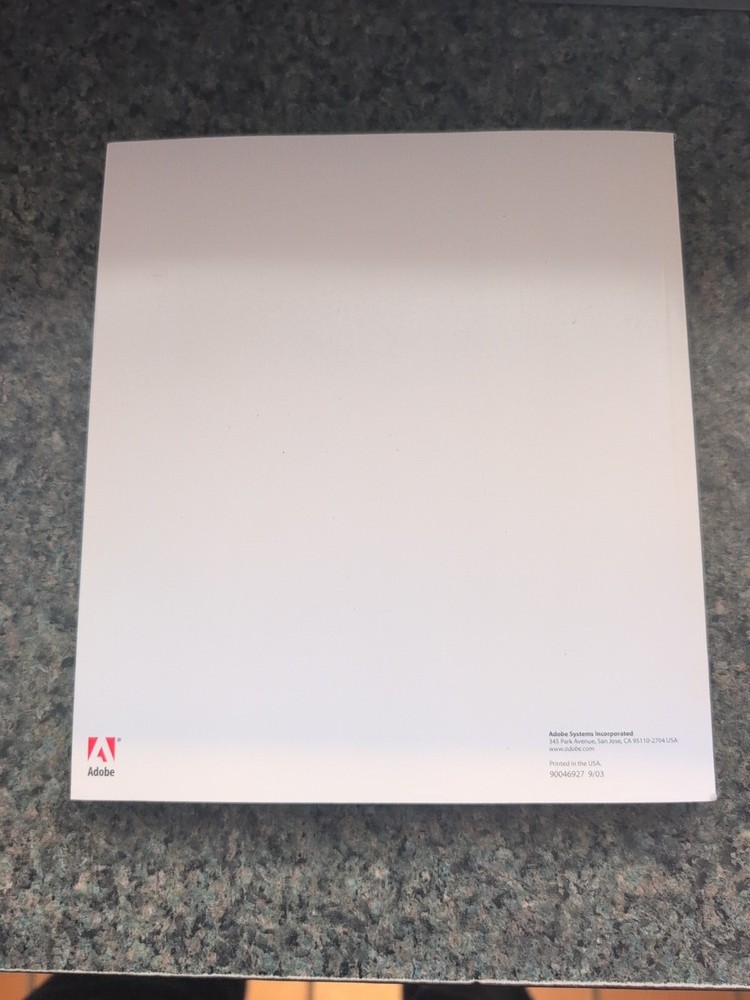 Adobe Photoshop CS2 User Guide Owners Instruction Manual - BOOK ONLY -