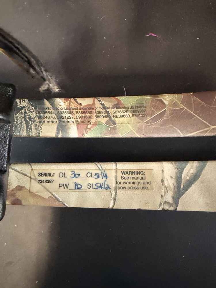 BEAR ARCHERY OUTBREAK Serial 2348392