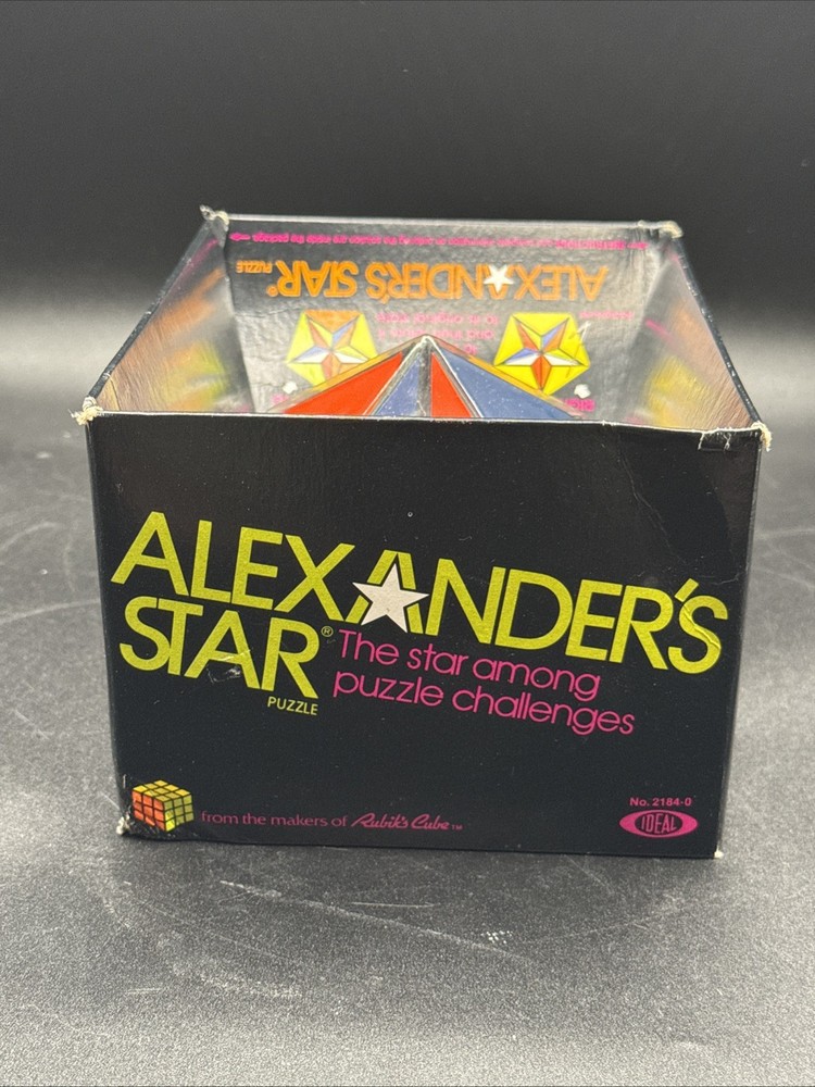 1982 Alexander’s Star Puzzle Ideal Rubik’s Cube