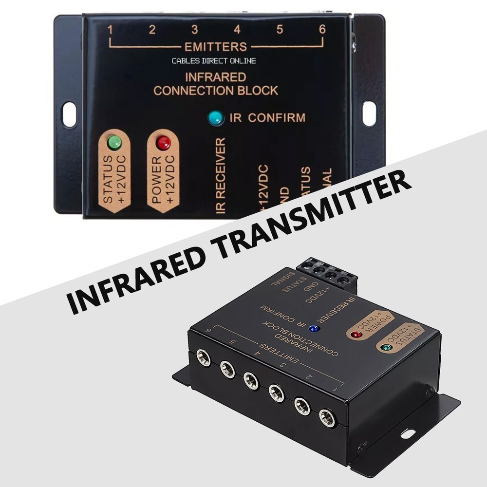 Infrared Remote Control Repeater Hidden IR Extender Emitter Receiver System KiyC