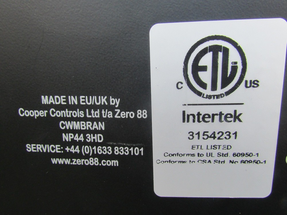 Zero 88 ORB Advanced Theatre Stage Lighting Console Control Desk