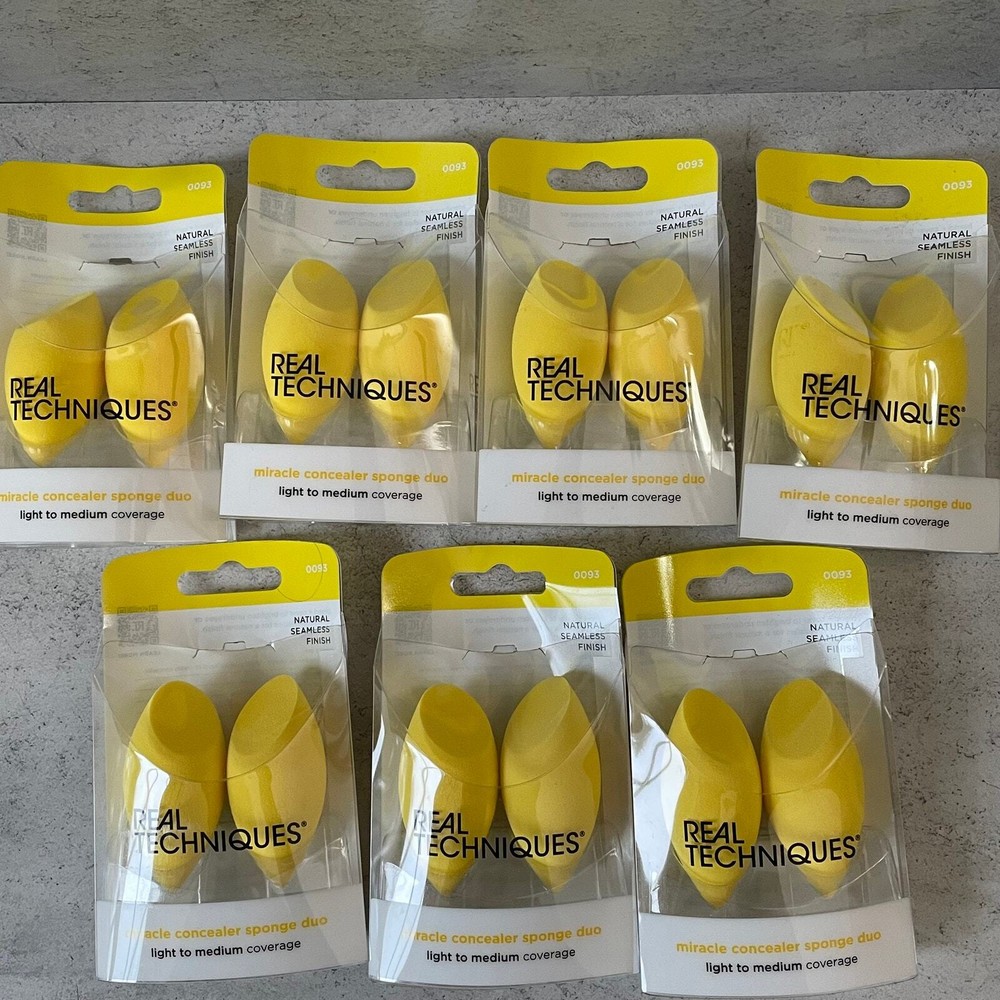 Real Techniques Miracle Concealer Sponge - 7 Packages of 2