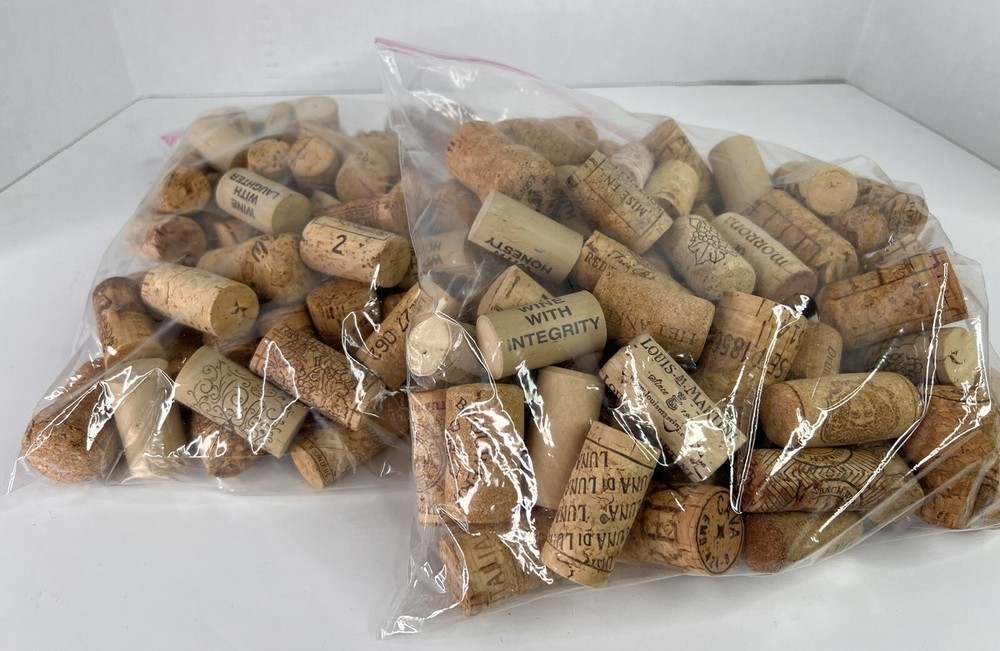 Wine / Champagne Bottle Corks - Lot of Approximately 100 - Crafts - Assorted