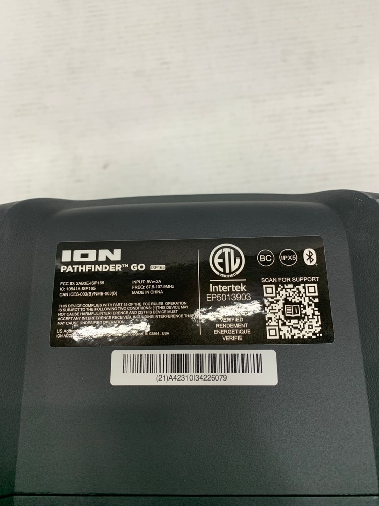 ION Pathfinder Go Portable Outdoor Bluetooth Speaker