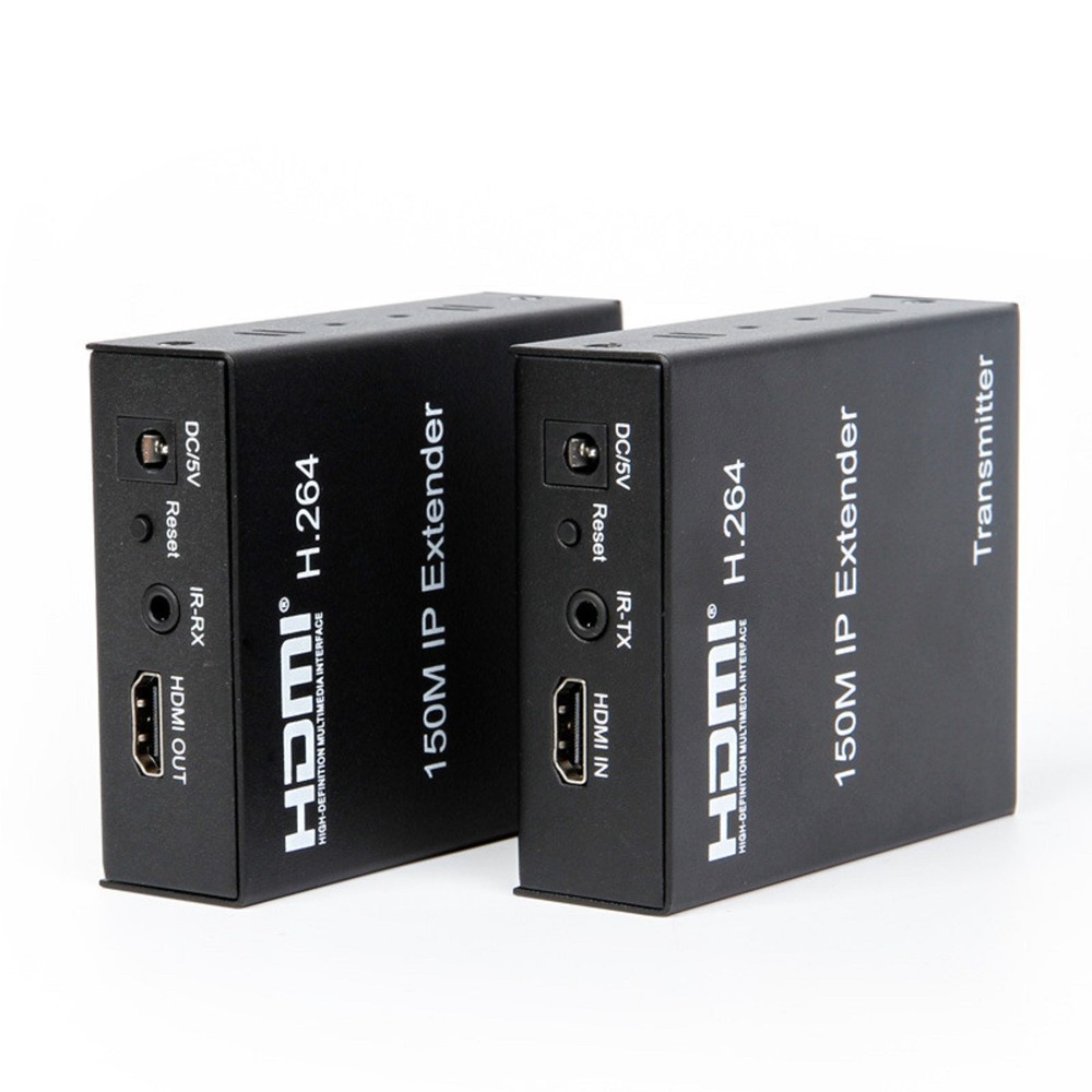 1080P 150m Cat5e Cat6 Rj45 Ethernet Cable HDMI Extender Transmitter Receiver