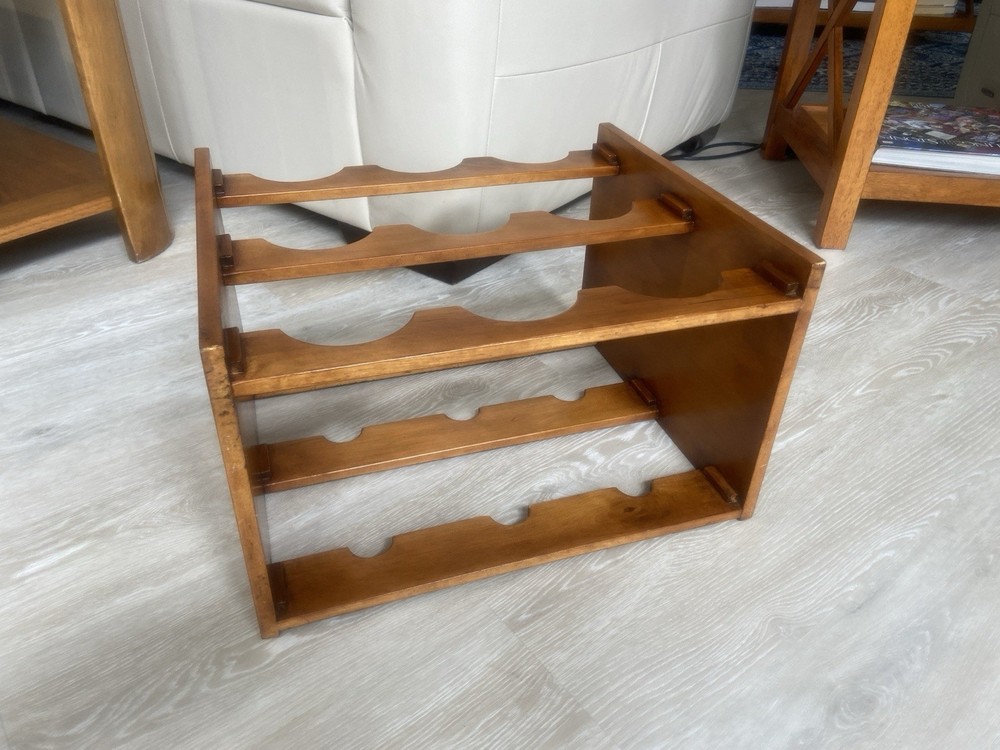 Wine Rack Mid Century Modern Vintage Nice