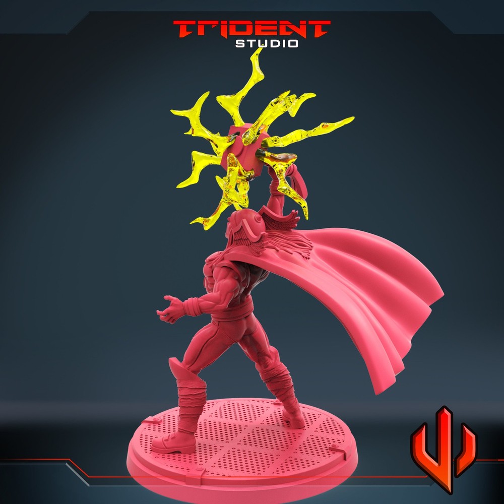 Classic God of Thunder A - 40mm Miniature | Crisis Protocol Proxy | Trident