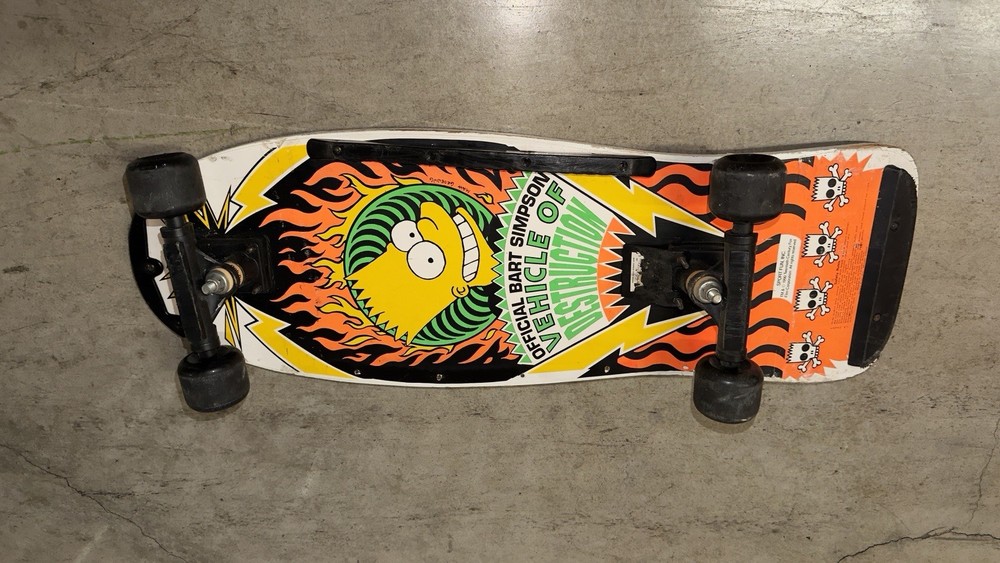 Simpsons Skateboard Old School Vintage