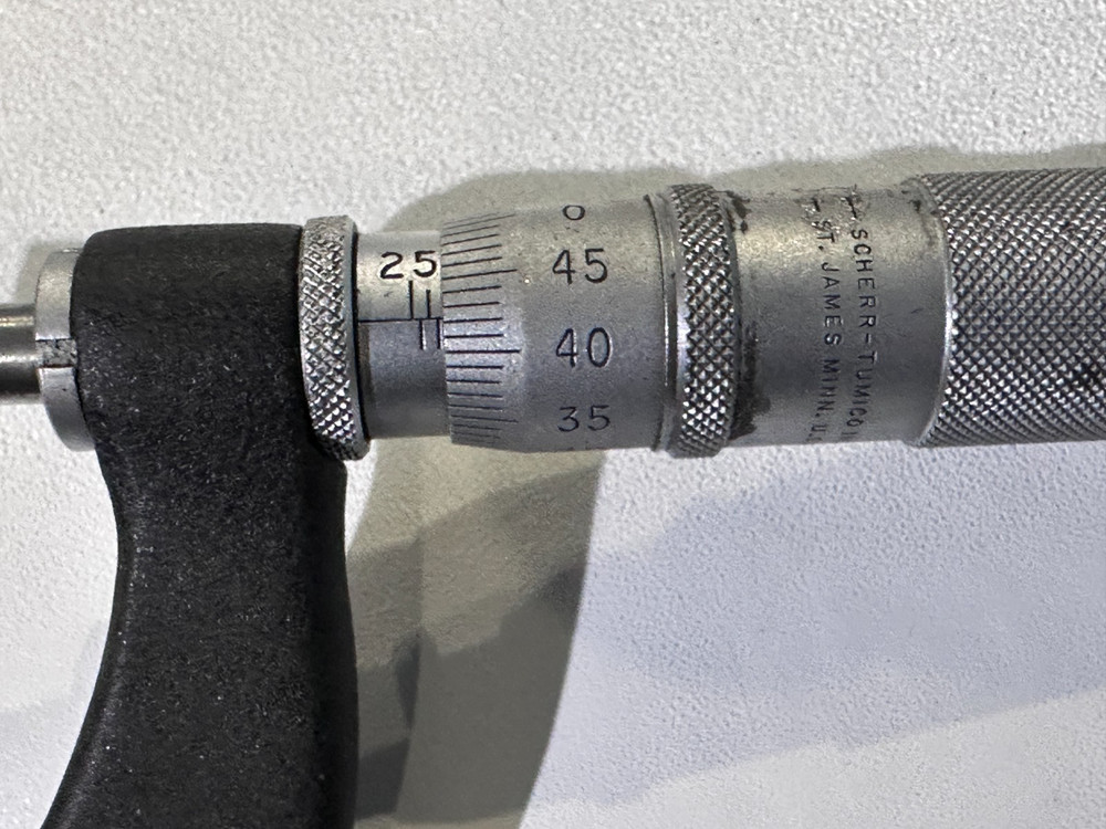 Scherr-Tumico 25-50mm Blade Micrometer