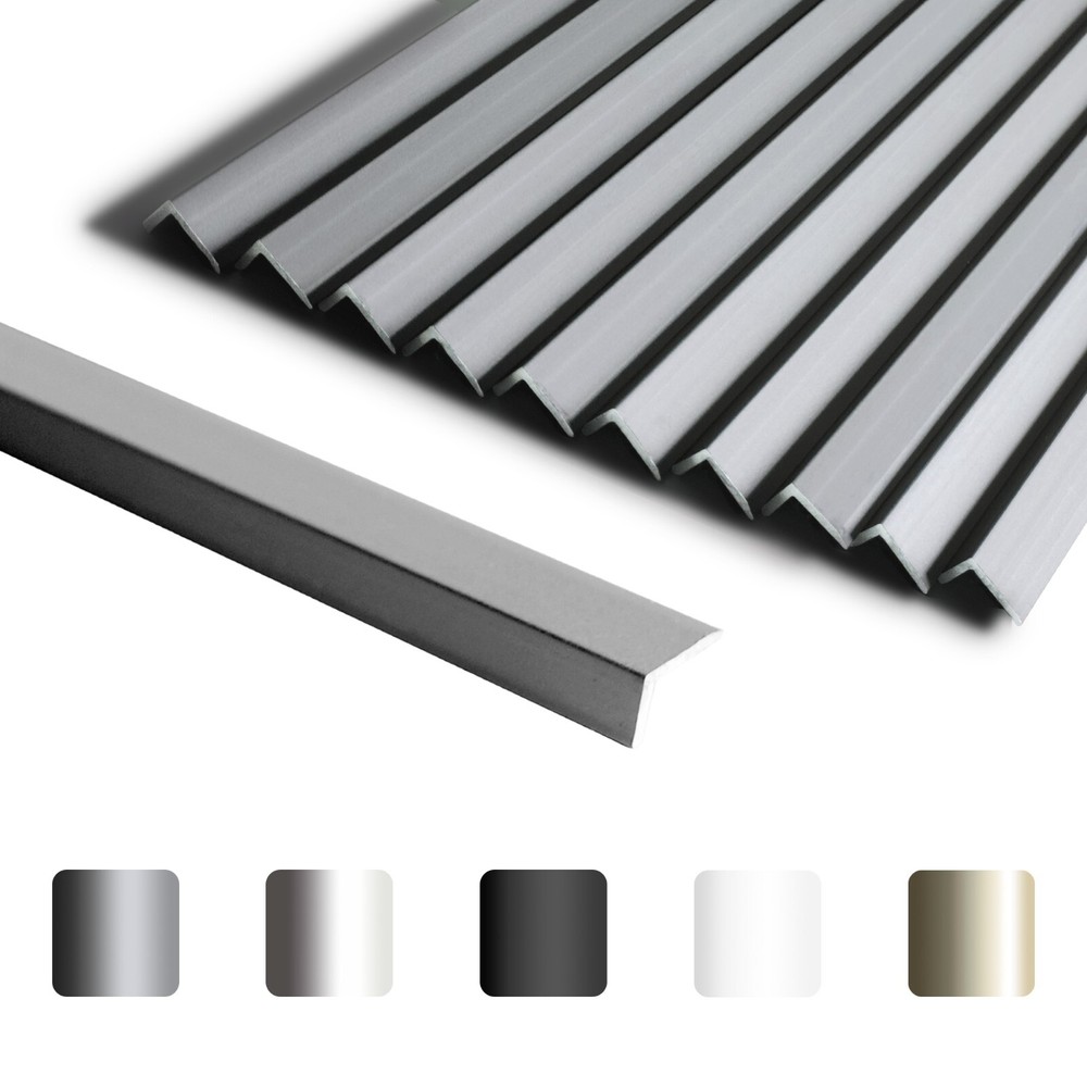 SUNWINGS 10-Pack Aluminum Peel and Stick Tile Trim