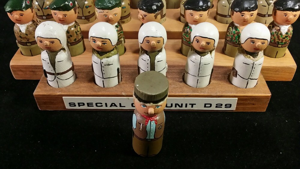 Collection Folk Art Toy Soldiers Handmade