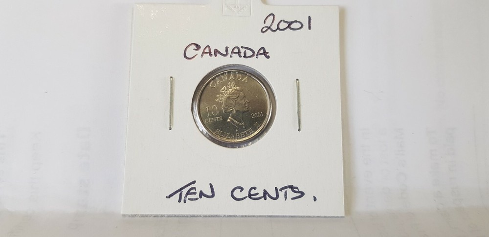 @@@ A SUPERB 2001 CANADA TEN CENTS  @@@