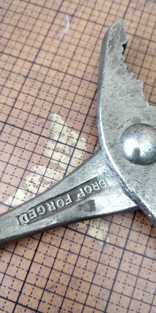 Vintage Slip-Joint Pliers - Drop Forged