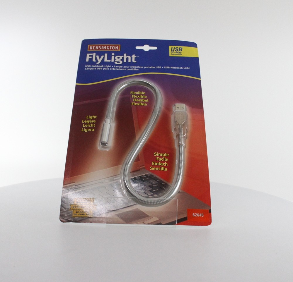 Kensington 62645 Flylight Platinum-Colored Portable USB Light (PC/Mac)